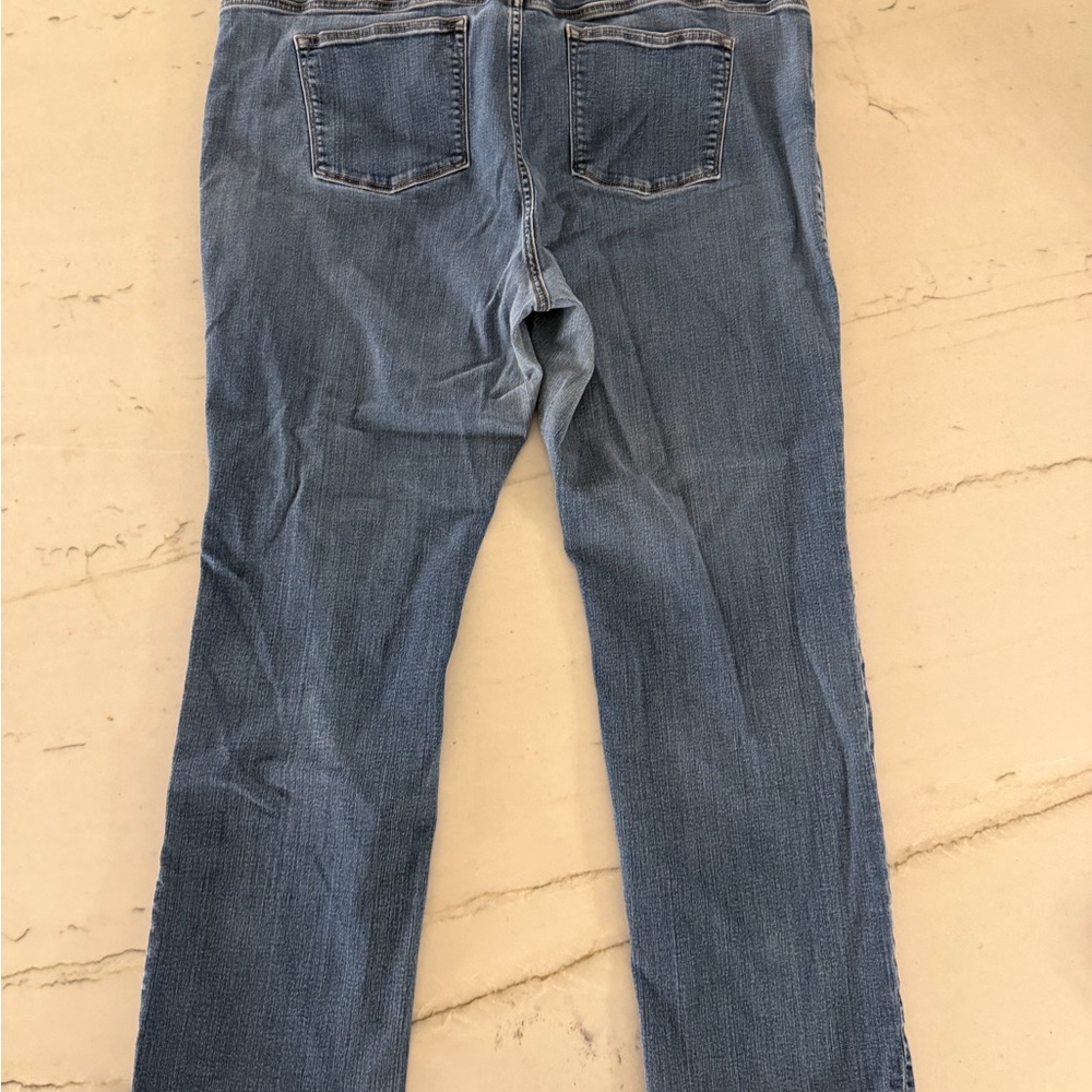 Lauren Ralph Lauren Womens Jeans 20W Classic Straight Denim Blue - Picture 3 of 7